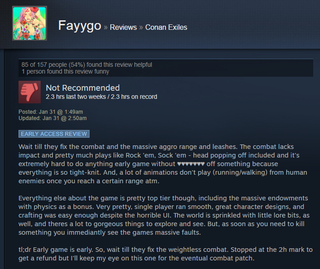 Illustration for article titled Conan Exiles, As Told By Steam Reviews